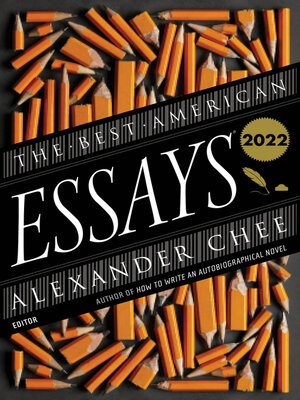 cover image of The Best American Essays 2022